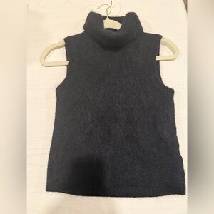 & Other Stories Black Sleeveless Turtleneck Sweater